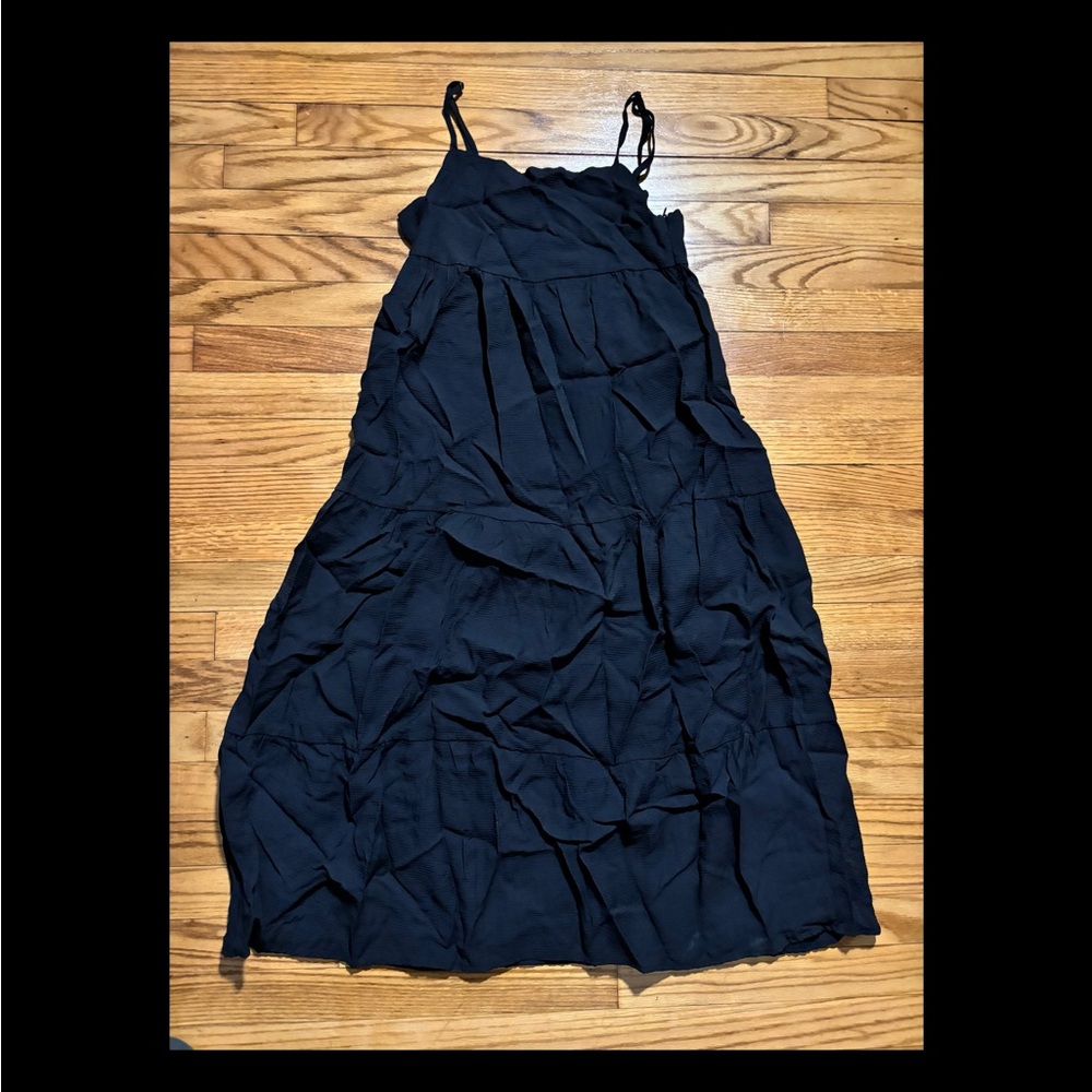 Midi Slip Dress by glam sleeveless with spaghetti straps size Small